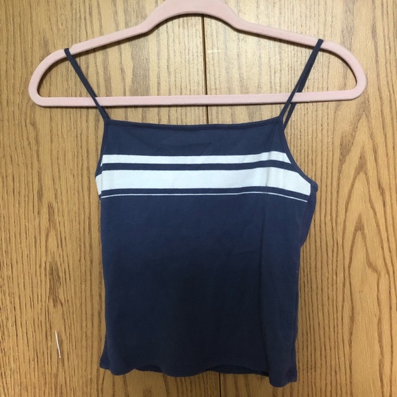 GARAGE BLUE AND WHITE TANK TOP - Picture 1 of 1